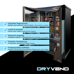 Dryvend Raincover – Der mobile Regenschutz für Snackautomaten